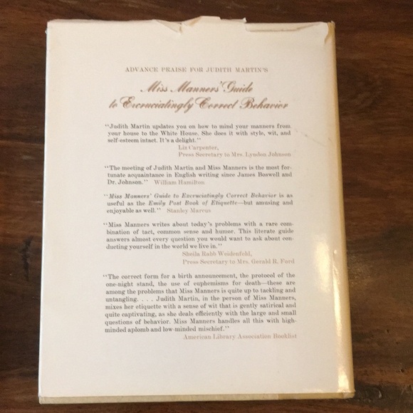 Miss Manners Guide to Correct Behavior + Amy Vanderbilt’s New Etiquette - Picture 5 of 15